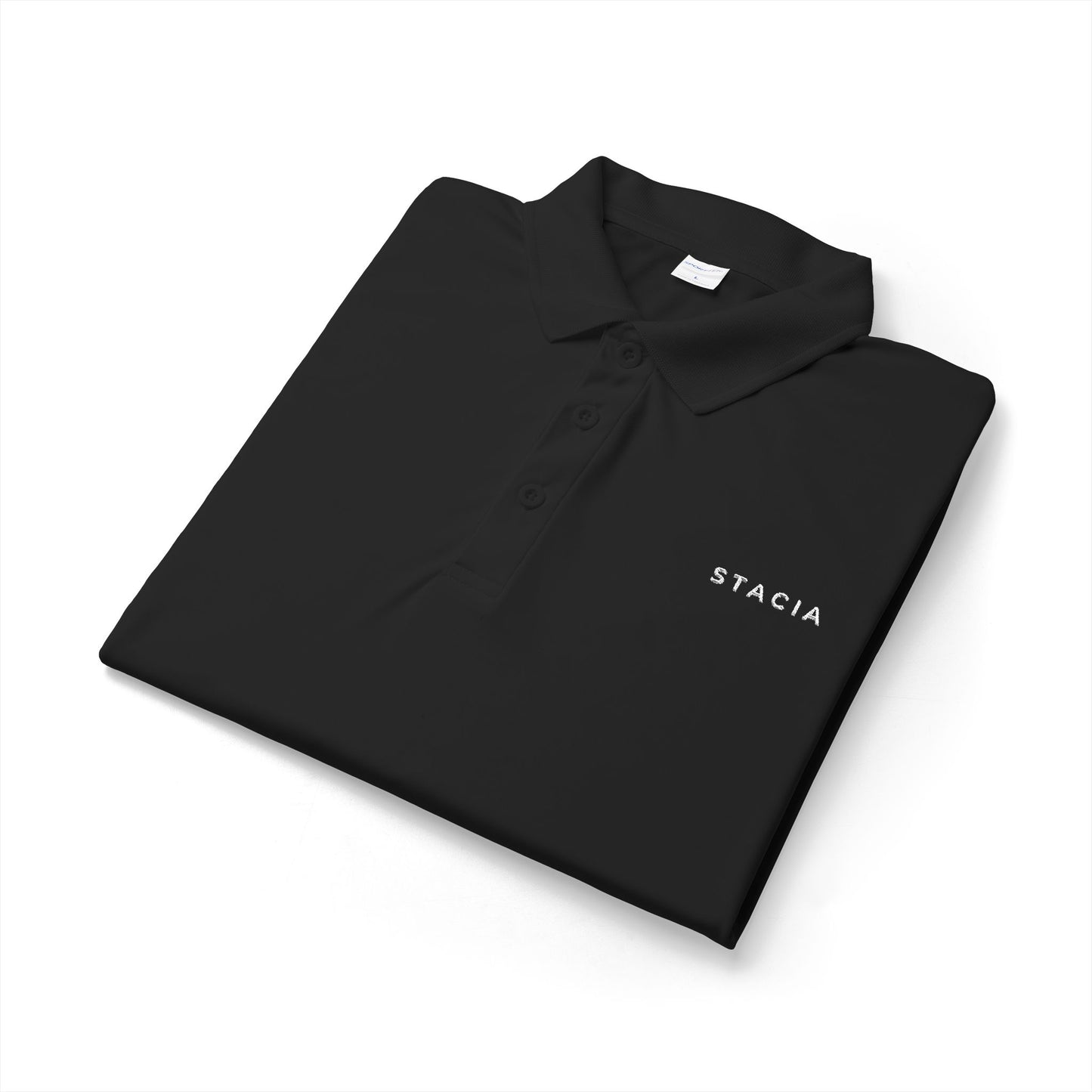 Stacia Essentials Polo, Black