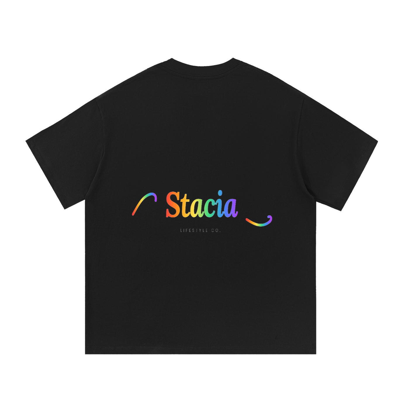 Stacia lifestyle Essential Cotton T-Shirt back