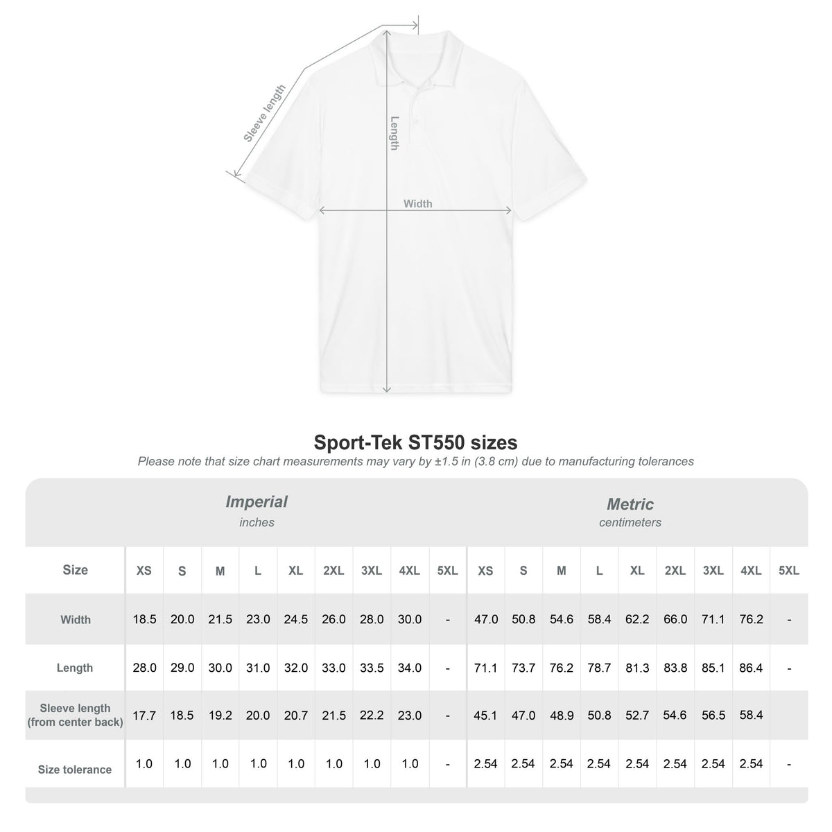 Essentials Polo - White