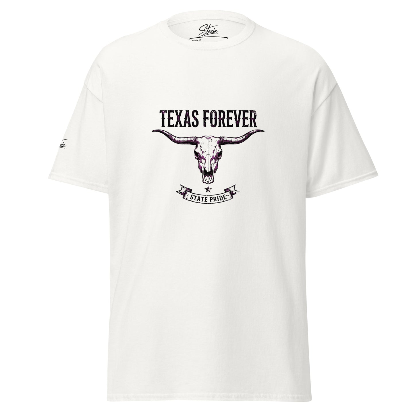 Texas classic tee - STACIA graphic streetwear - front view