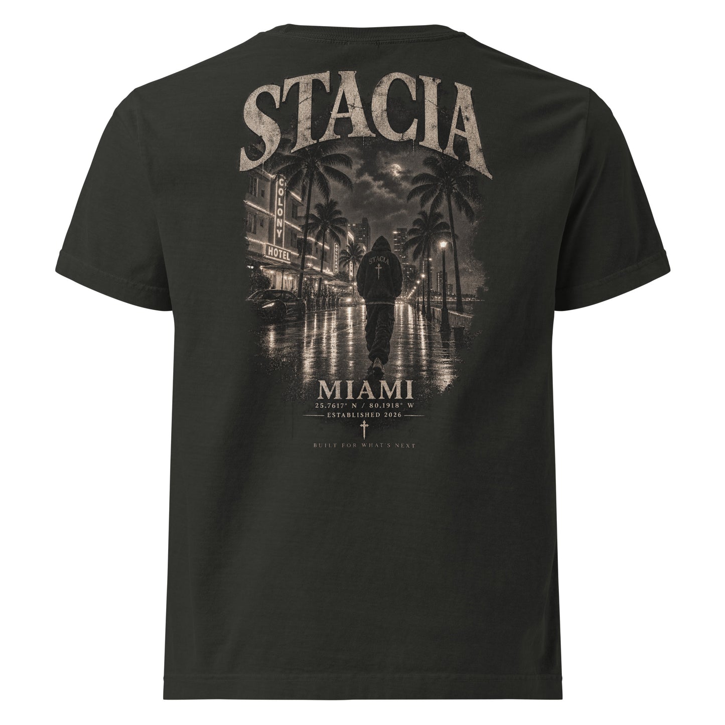 City Series T-Shirt (Miami) - STACIA graphic streetwear - front view