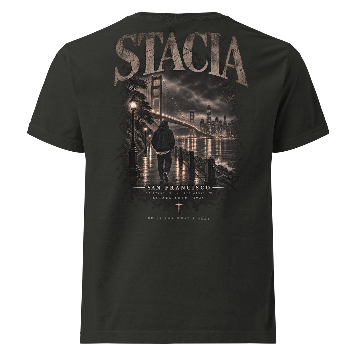 City Series T-shirt (San Francisco) - STACIA graphic streetwear - front view