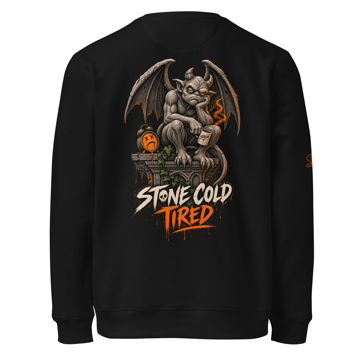Stone Cold Sweatshirt - STACIA graphic streetwear - front view