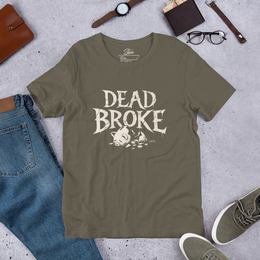 Broke T-Shirt - STACIA graphic streetwear - front view