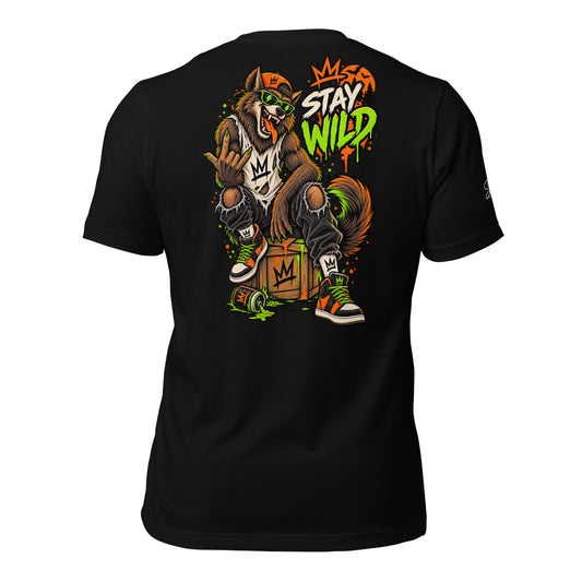 Stay Wild T-Shirt - STACIA graphic streetwear - front view