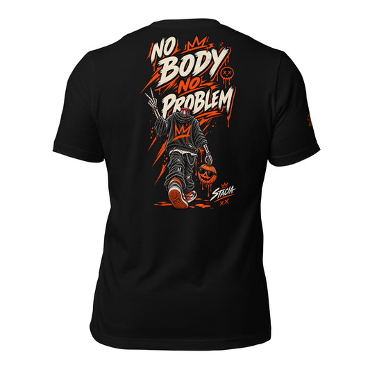 No Body T-shirt - STACIA graphic streetwear - front view