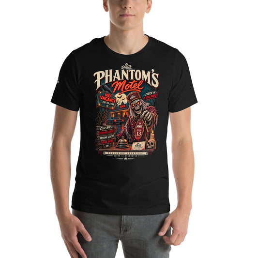 Phantoms Motel - STACIA graphic streetwear - front view