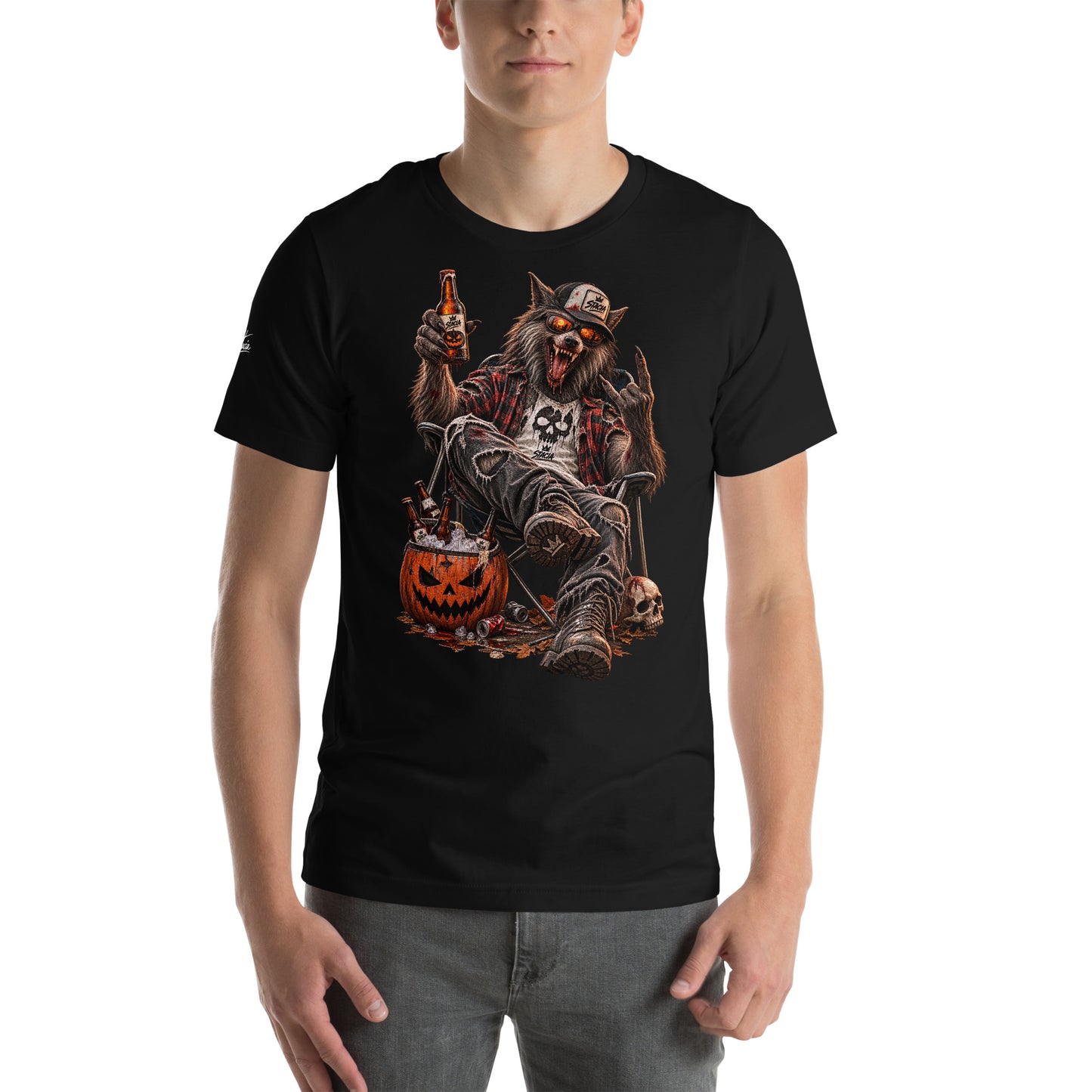 Drunken Werewolf - STACIA graphic streetwear - front view