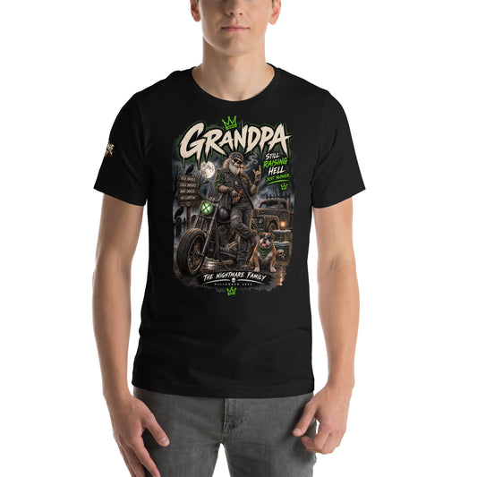 Nightmare Family Grandpa - STACIA graphic streetwear - front view
