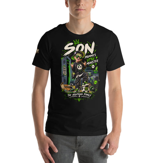 Nightmare Family Son - STACIA graphic streetwear - front view