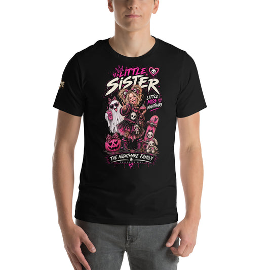 Nightmare Family Little Sister - STACIA graphic streetwear - front view