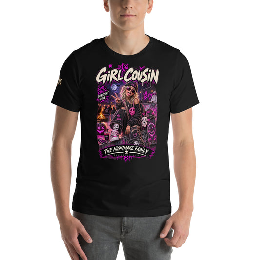 Nightmare Family Girl Cousin - STACIA graphic streetwear - front view