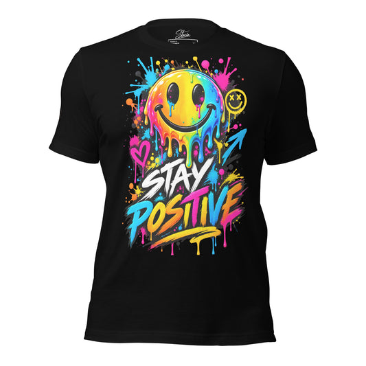 Stay Positive - STACIA graphic streetwear - front view