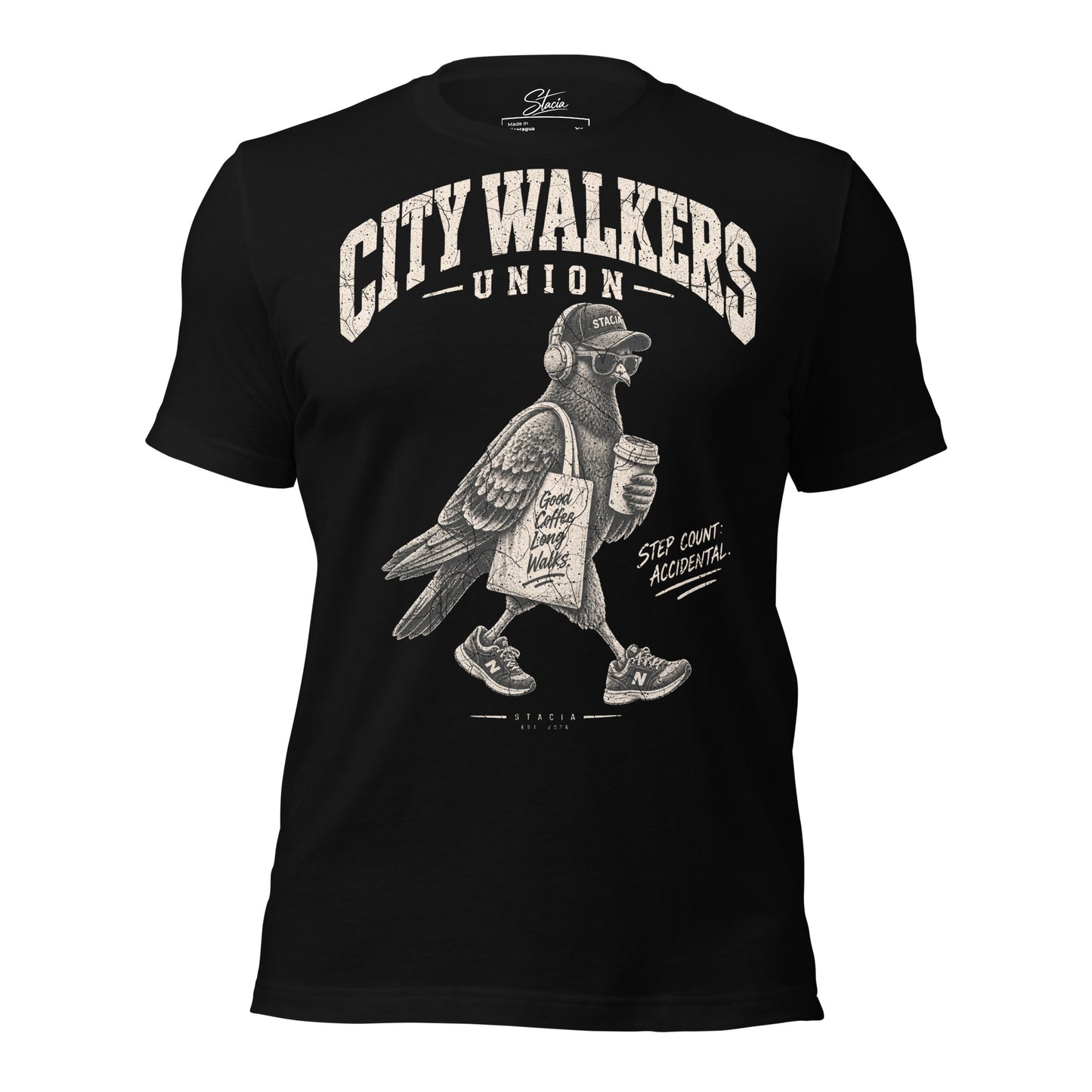 City Walkers - STACIA graphic streetwear - front view