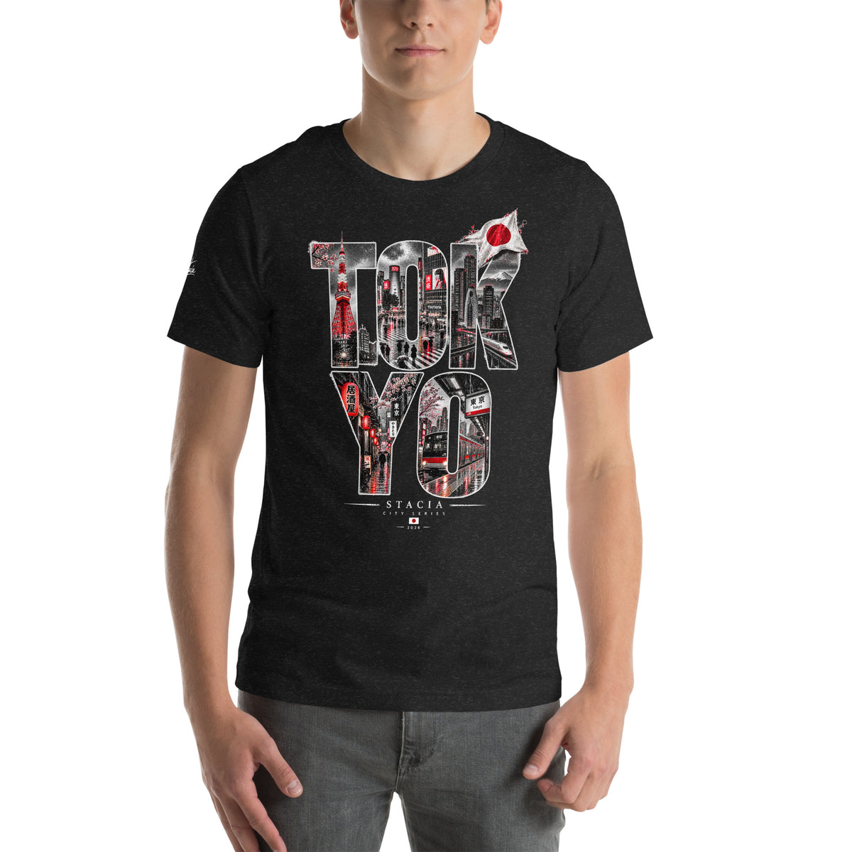 Tokyo T-shirt - STACIA graphic streetwear - front view