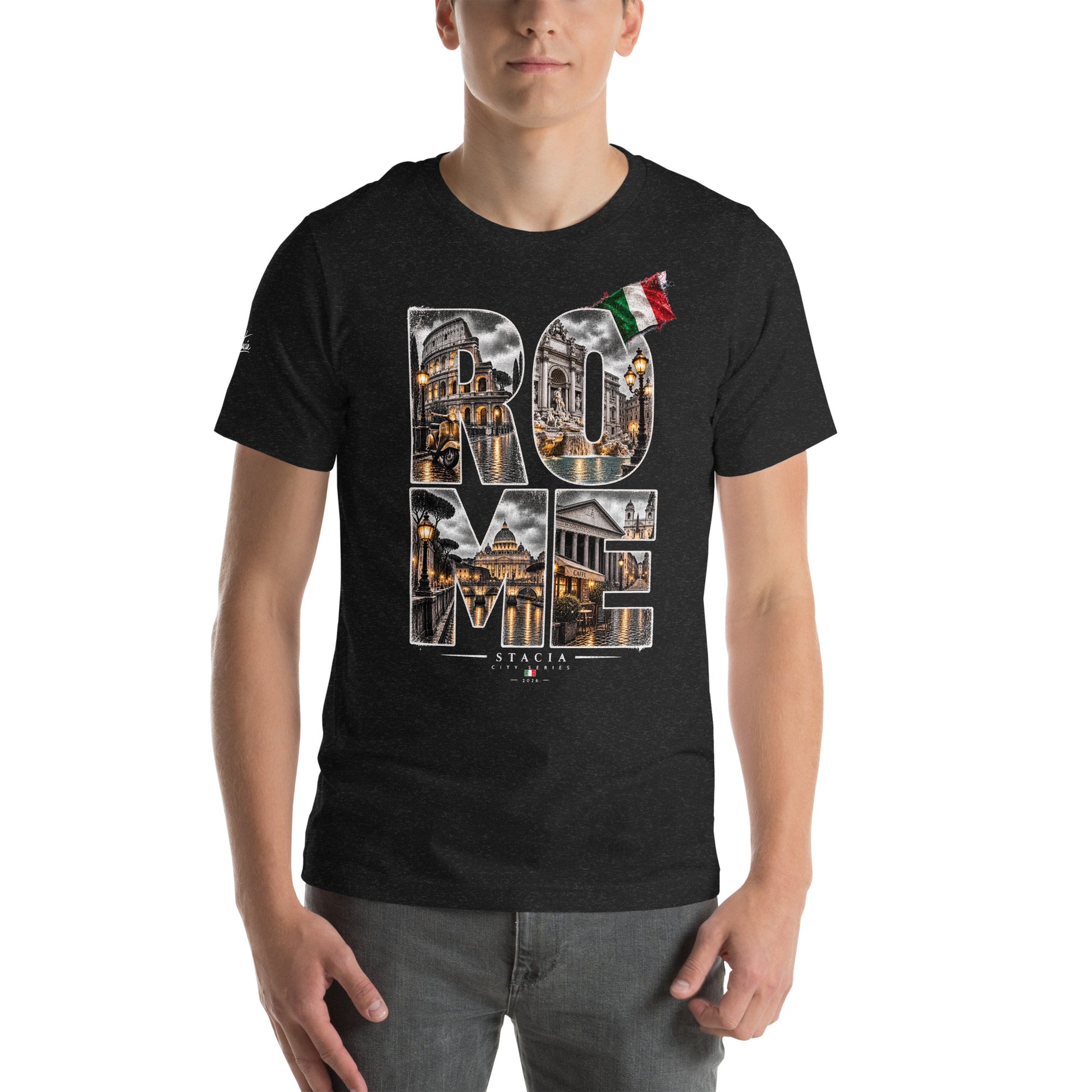 Rome T-shirt - STACIA graphic streetwear - front view