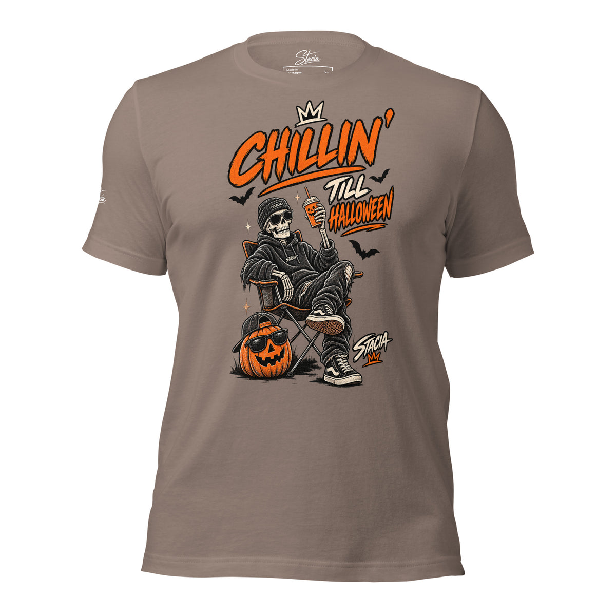 Chillin T-shirt - STACIA graphic streetwear - front view