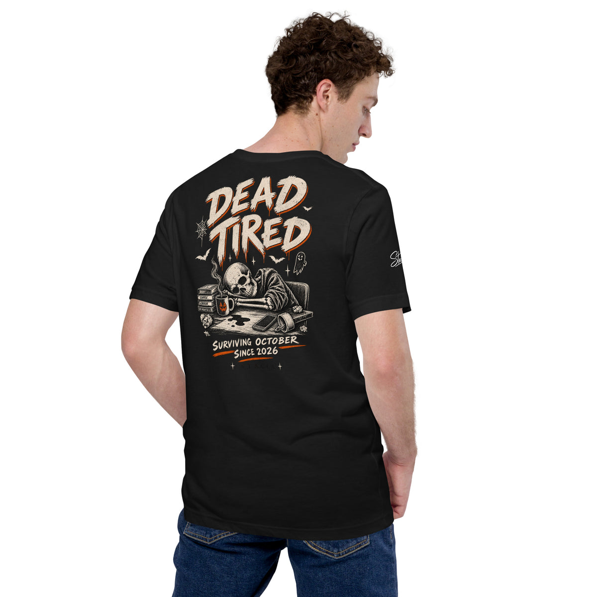 Dead Tired t-shirt - STACIA graphic streetwear - front view
