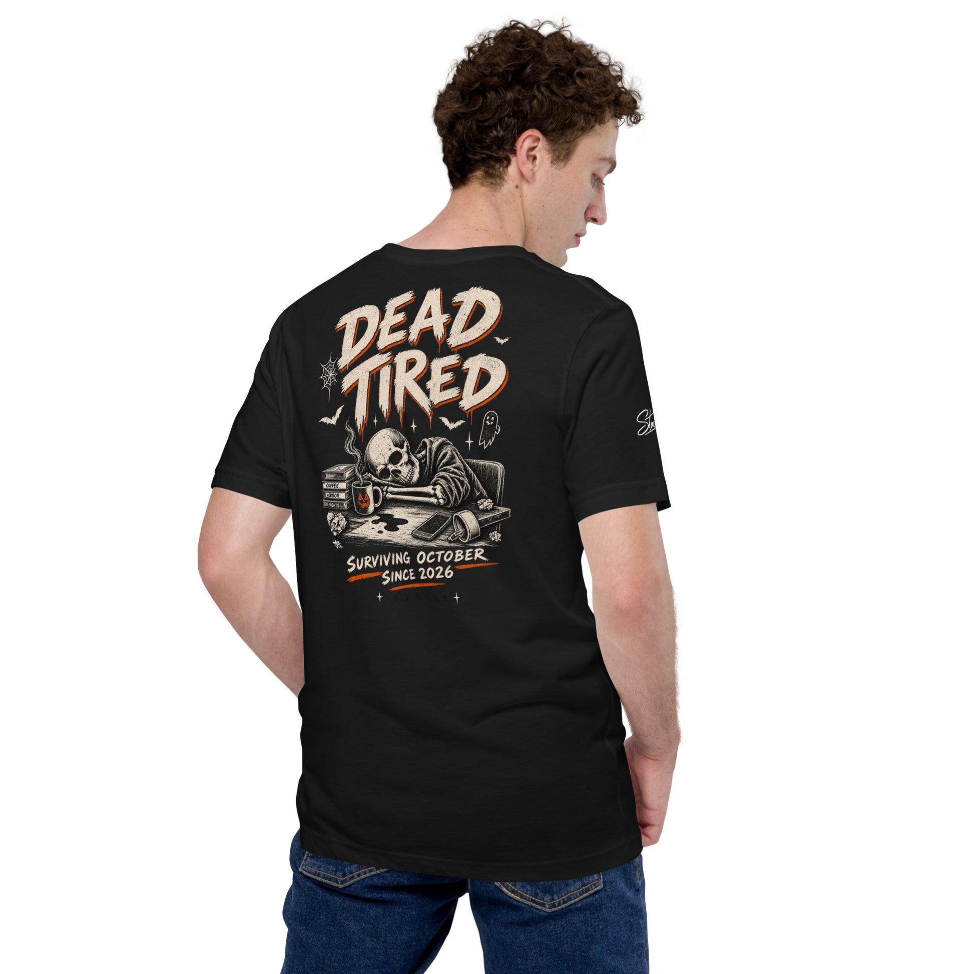 Dead Tired t-shirt - STACIA graphic streetwear - front view