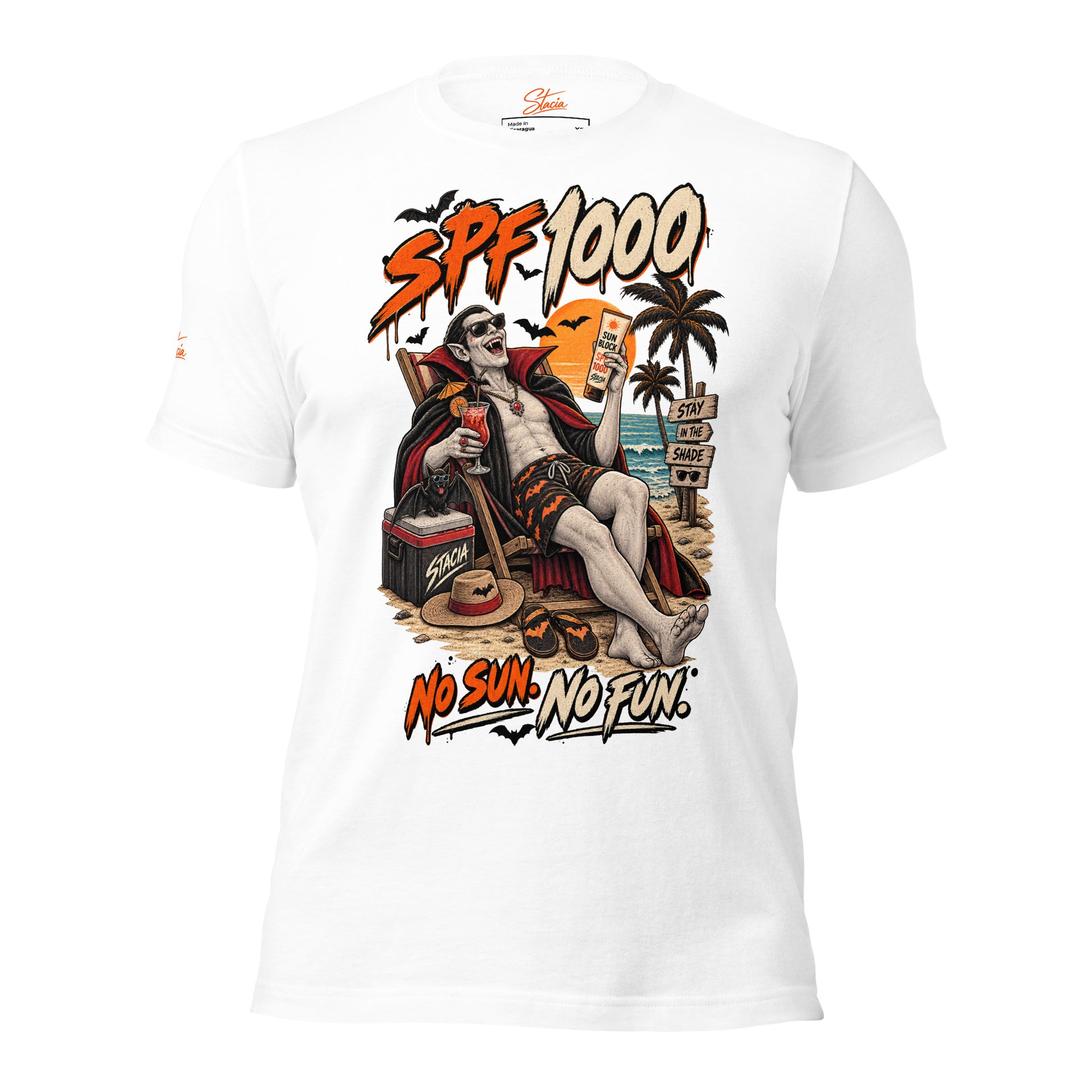 No Sun T-shirt - STACIA graphic streetwear - front view